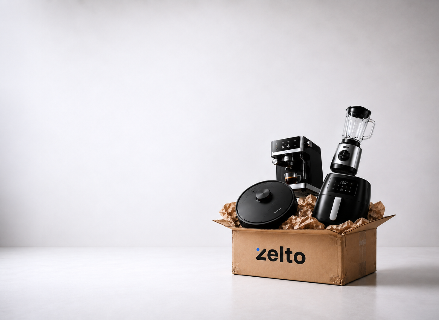 Opened parcel, product inspection, and order tracking on your phone
