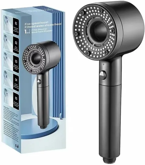 Filtered air shower head