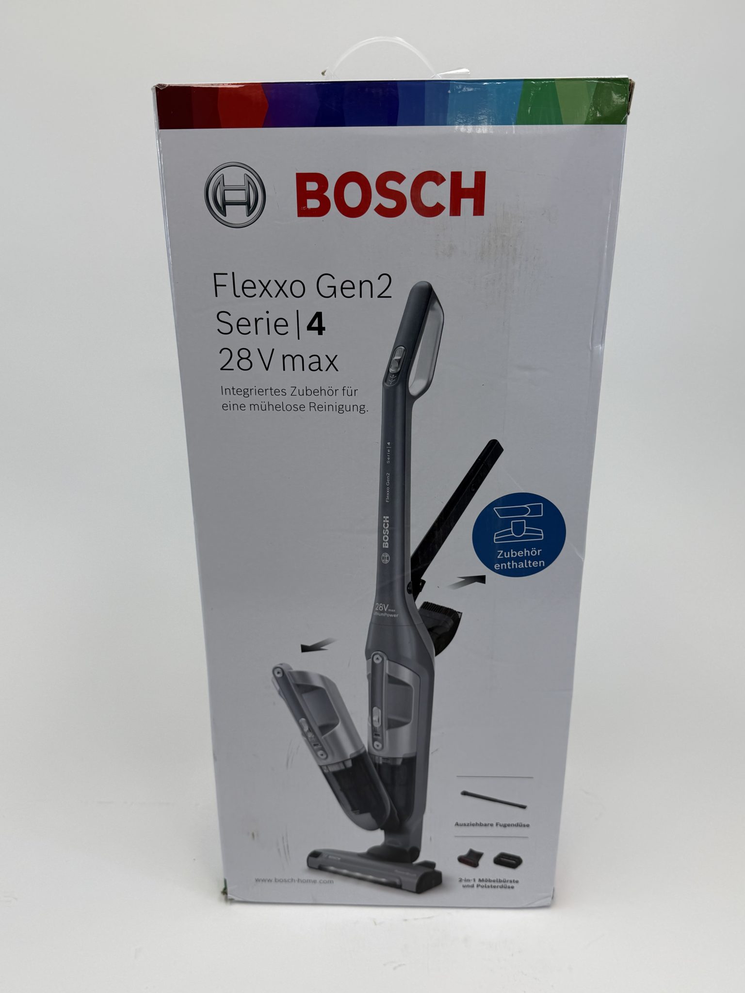 Bosch Flexxo 2in1 Serie 4 belaidis dulkių siurblys