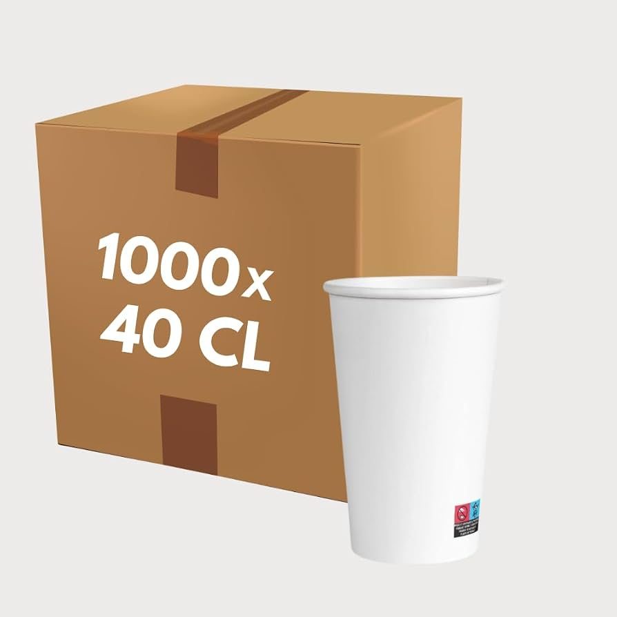 COVR vienkartiniai popieriniai puodeliai, 400ml, 900 vnt.