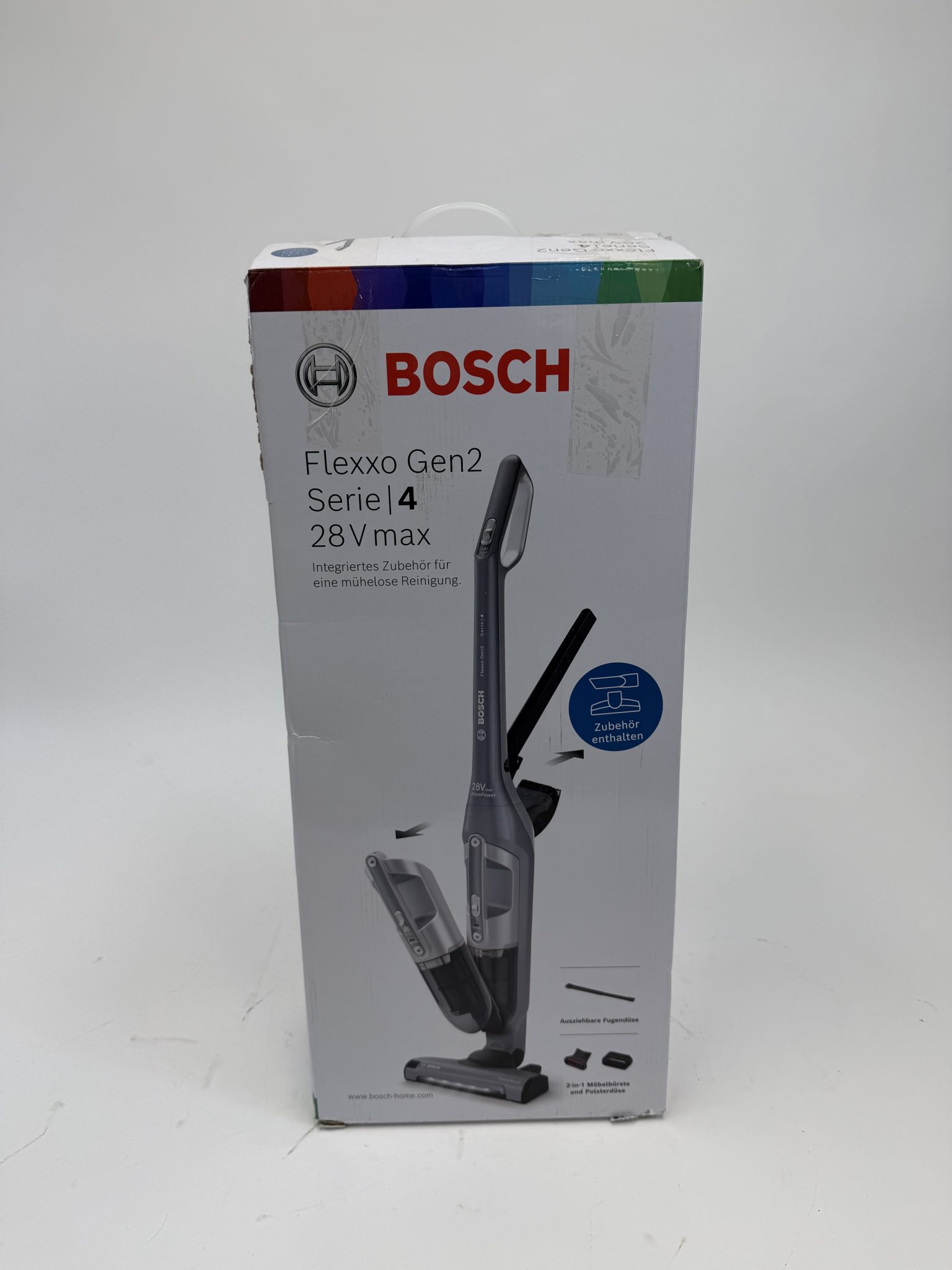 Bosch Flexxo 2in1 Serie 4 belaidis dulkių siurblys