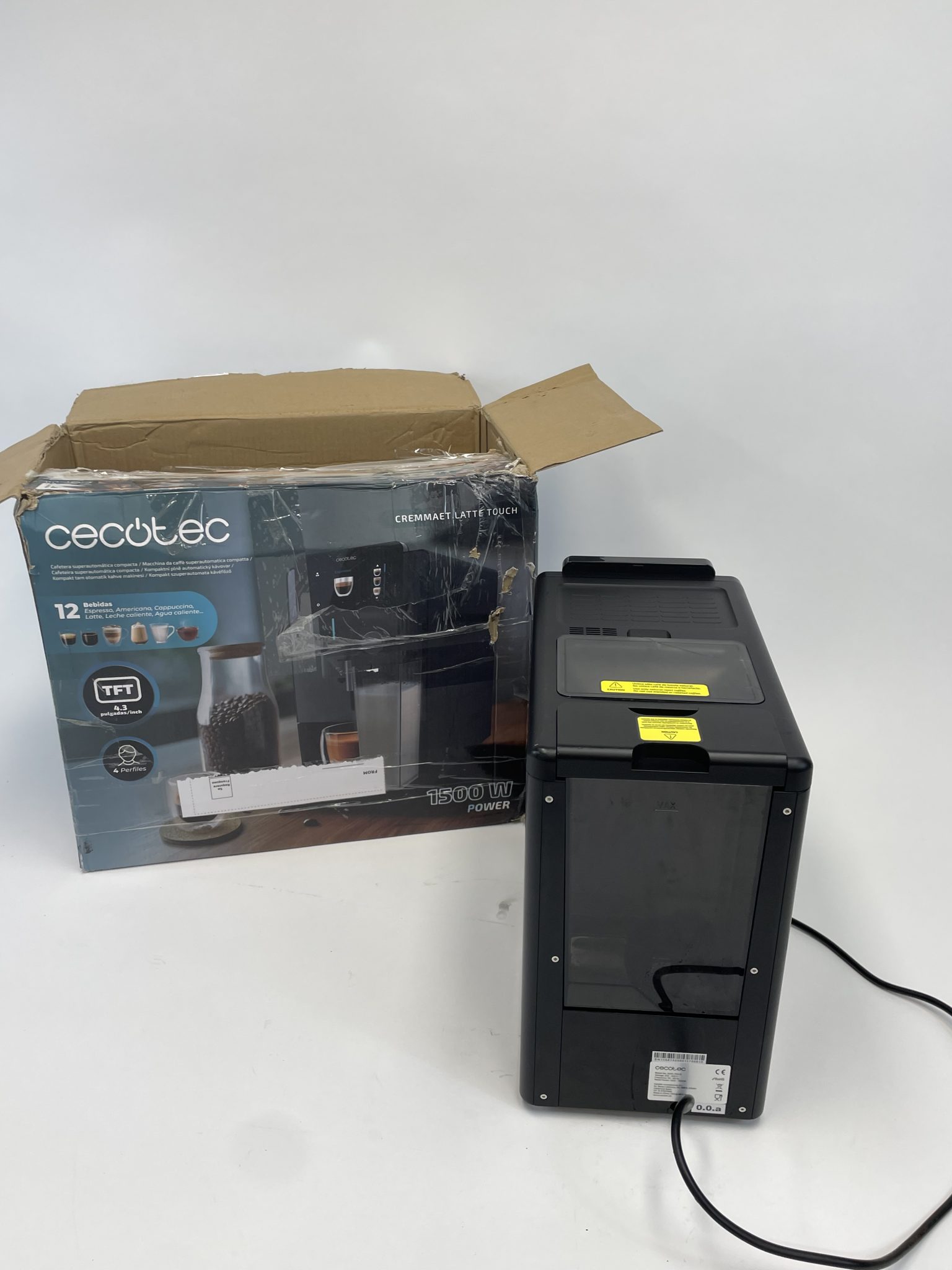 Cecotec Cremmaet Latte Touch kavos aparatas