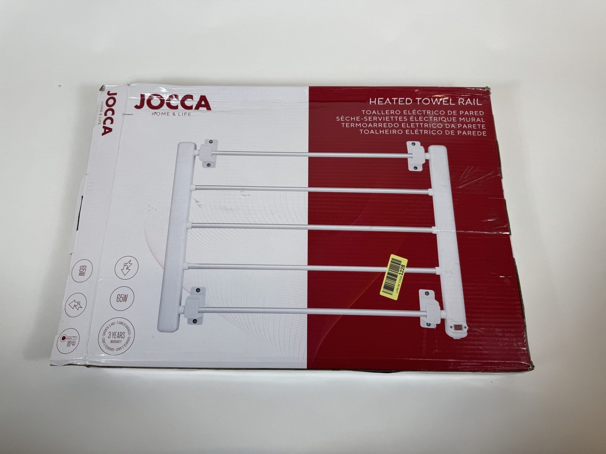 Jocca elektrinis sieninis rankšluosčių džiovintuvas 65x60x44cm baltas