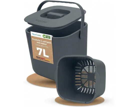 YourCasa compost bin 7 l with sieve