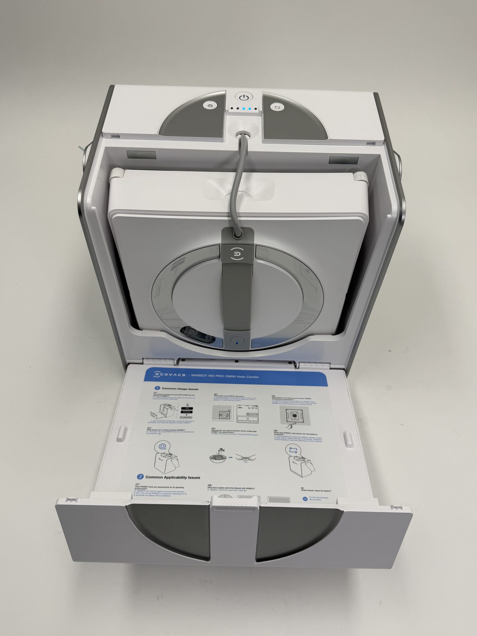 Ecovacs WINBOT W2 Pro Omni langų valymo robotas