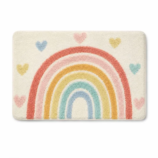 Loismood non-slip microfiber bath mat