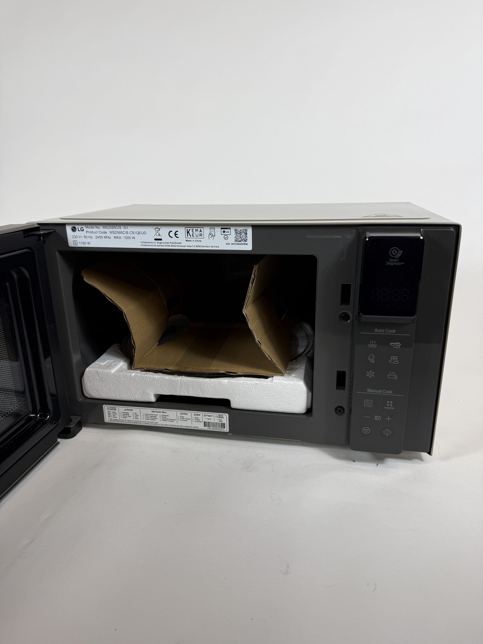 LG MS2595CIS mikrobangų krosnelė