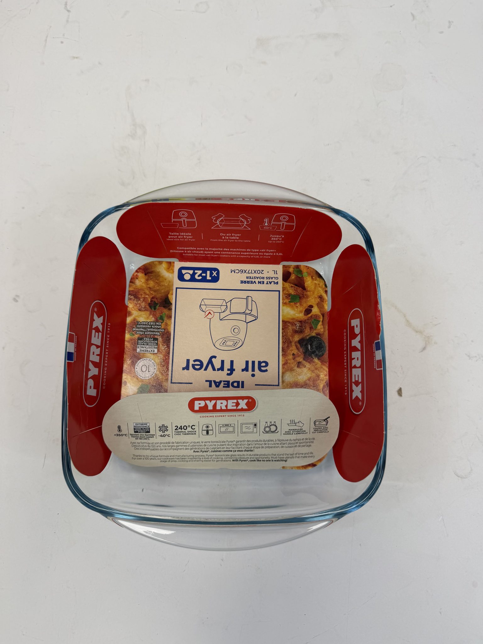 Pyrex kvadratinė kepimo forma