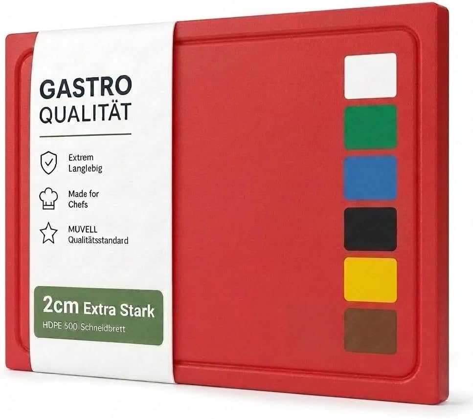 Muvell tvirta plastikinė pjaustymo lentelė 45x30x 2cm