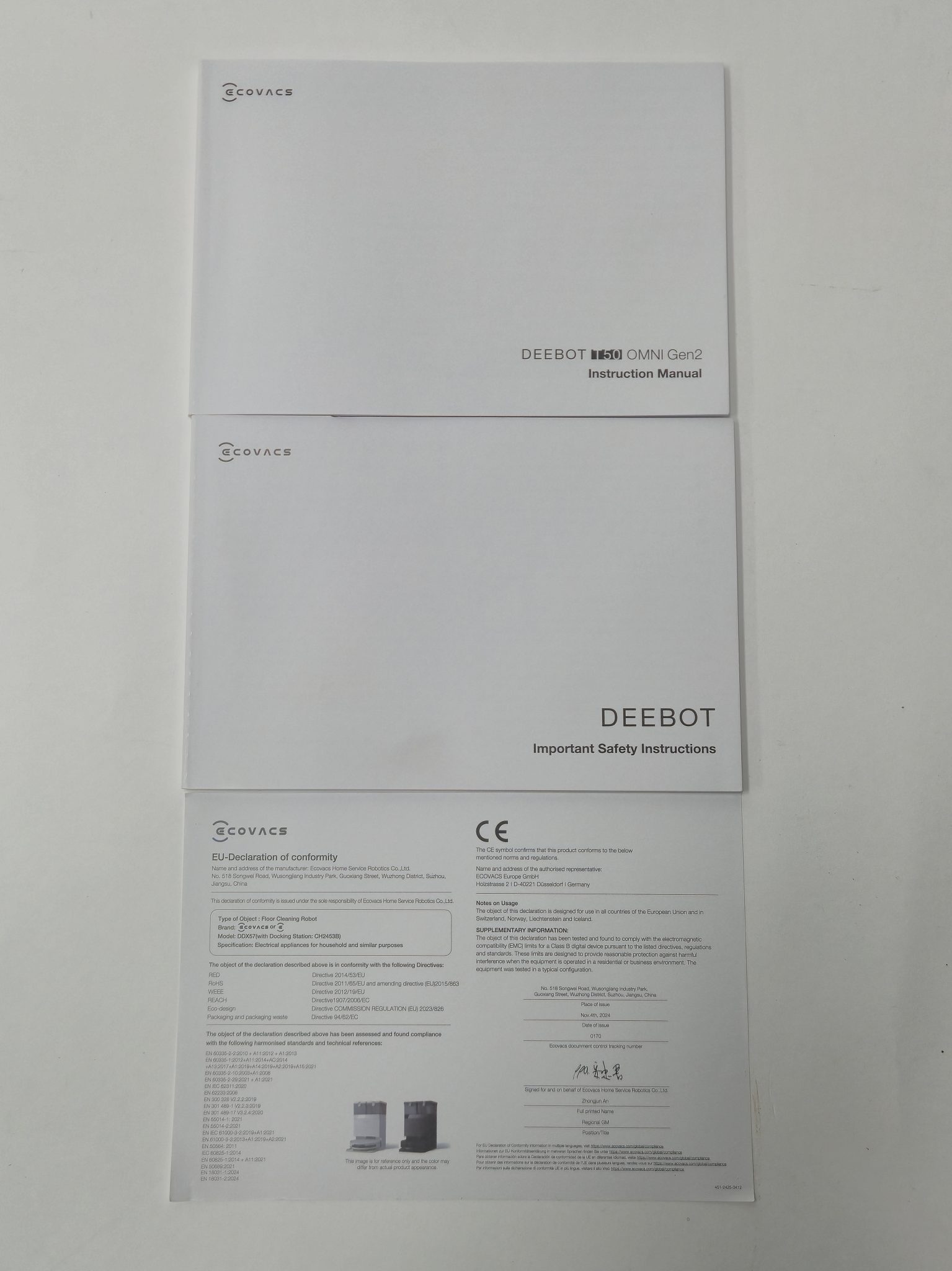 ECOVACS DEEBOT T50 Omni Gen2 robotas siurblys