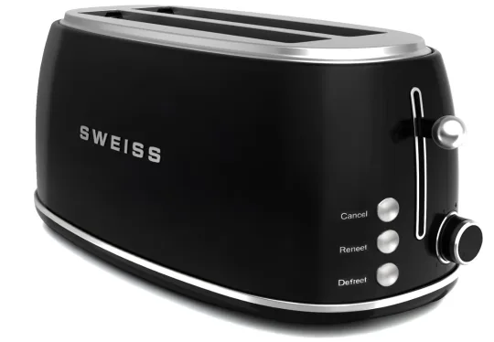 SWEISS GRV9 toaster, 2 slots, 1500 W