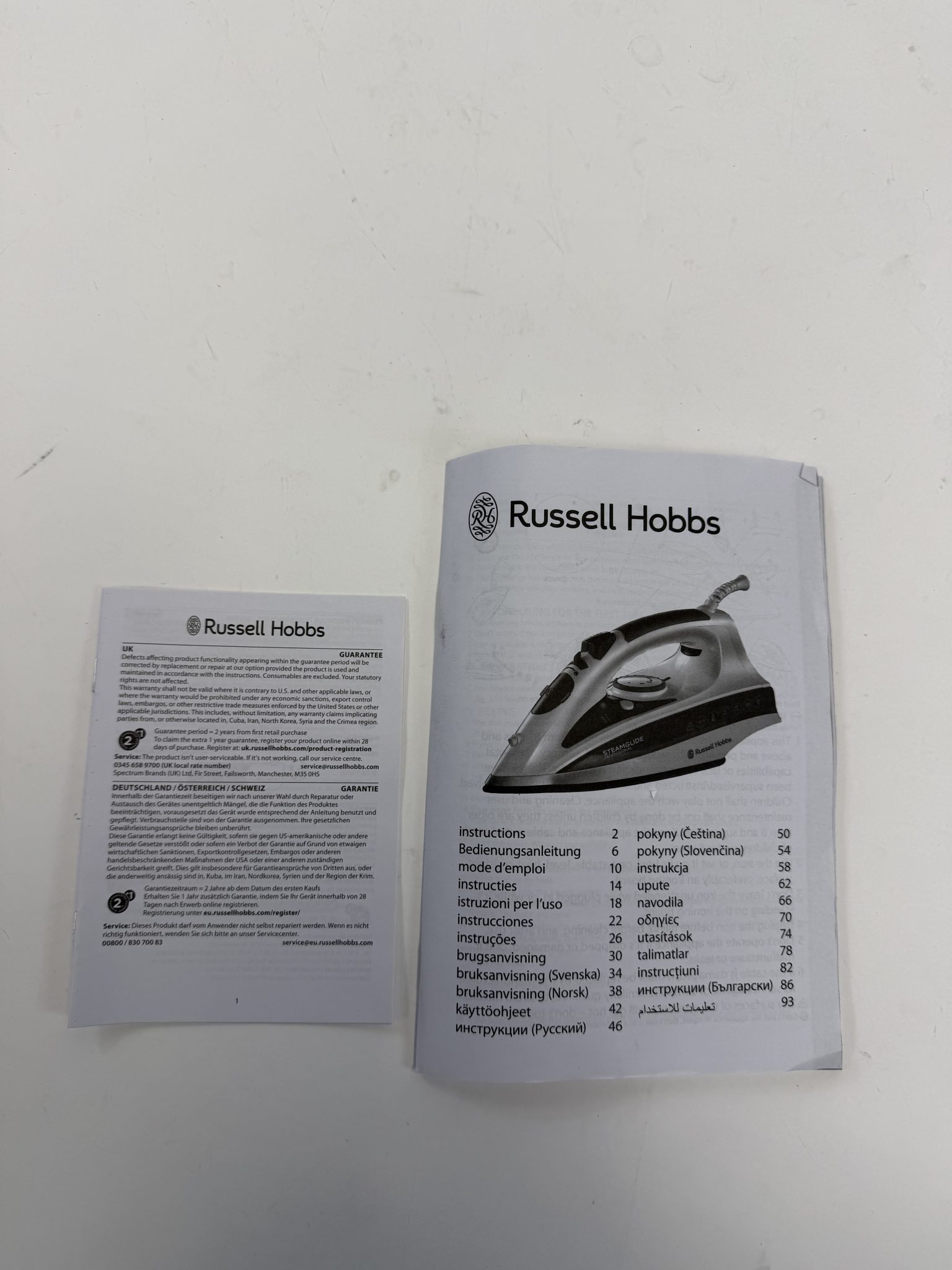Russell Hobbs Steamglide Pro garinis lygintuvas